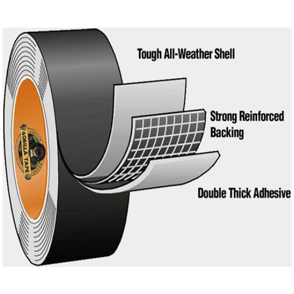 Nastro Adesivo Gorilla Bianco 48mm X 10m - Resistente E Durevole
